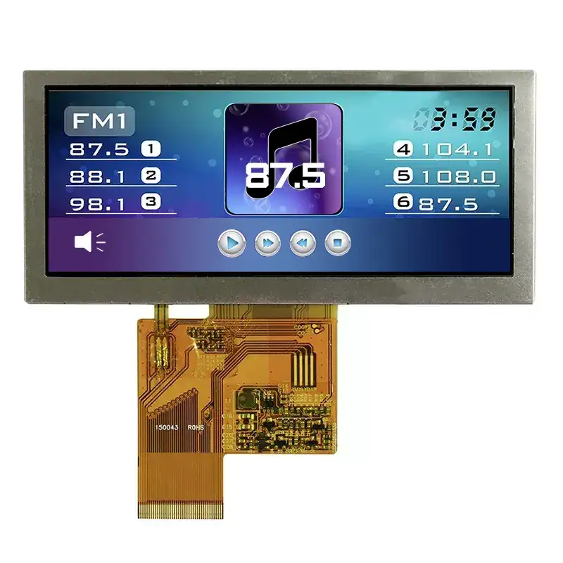 Por que os módulos TFT tipo barra são ideais para painéis de controle industriais