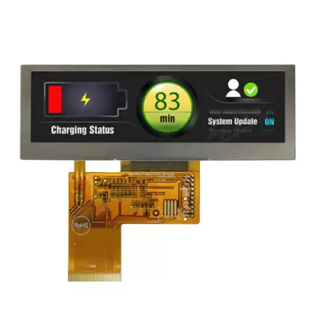 Onde estão os módulos TFT tipo barra comumente usados ​​em automotivo e instrumentação