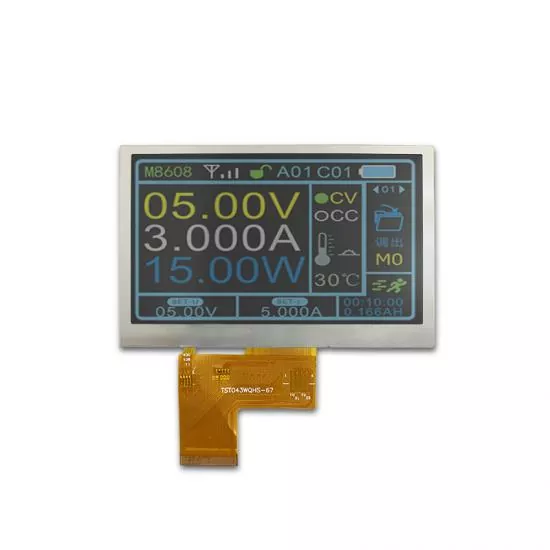 Módulo TFT WQVGA IPS WQVGA de 4,3 polegadas